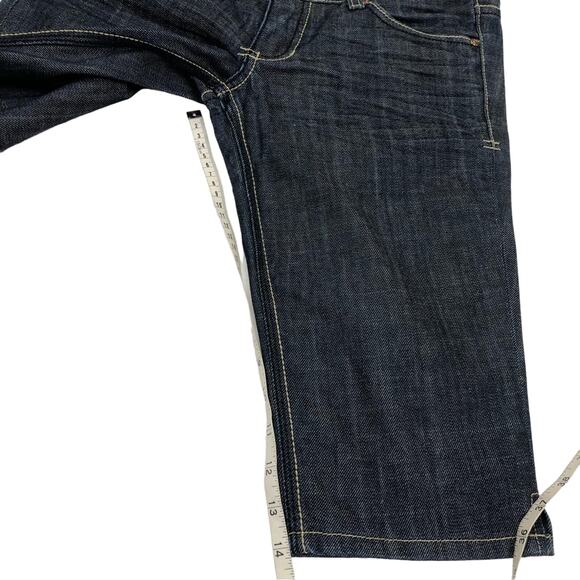 Peoples Liberation Womens Tanya Skinny Bermuda Shorts Size 26 Dark Wash Denim. - Picture 4 of 9